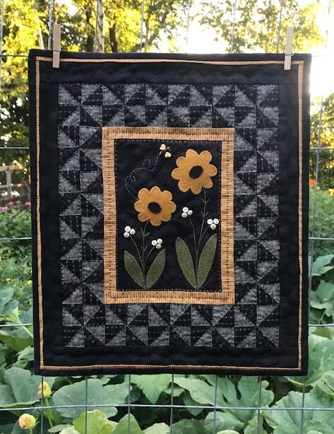 Summertime Blocks Quilt - Hand Embroidery Pattern - Download
